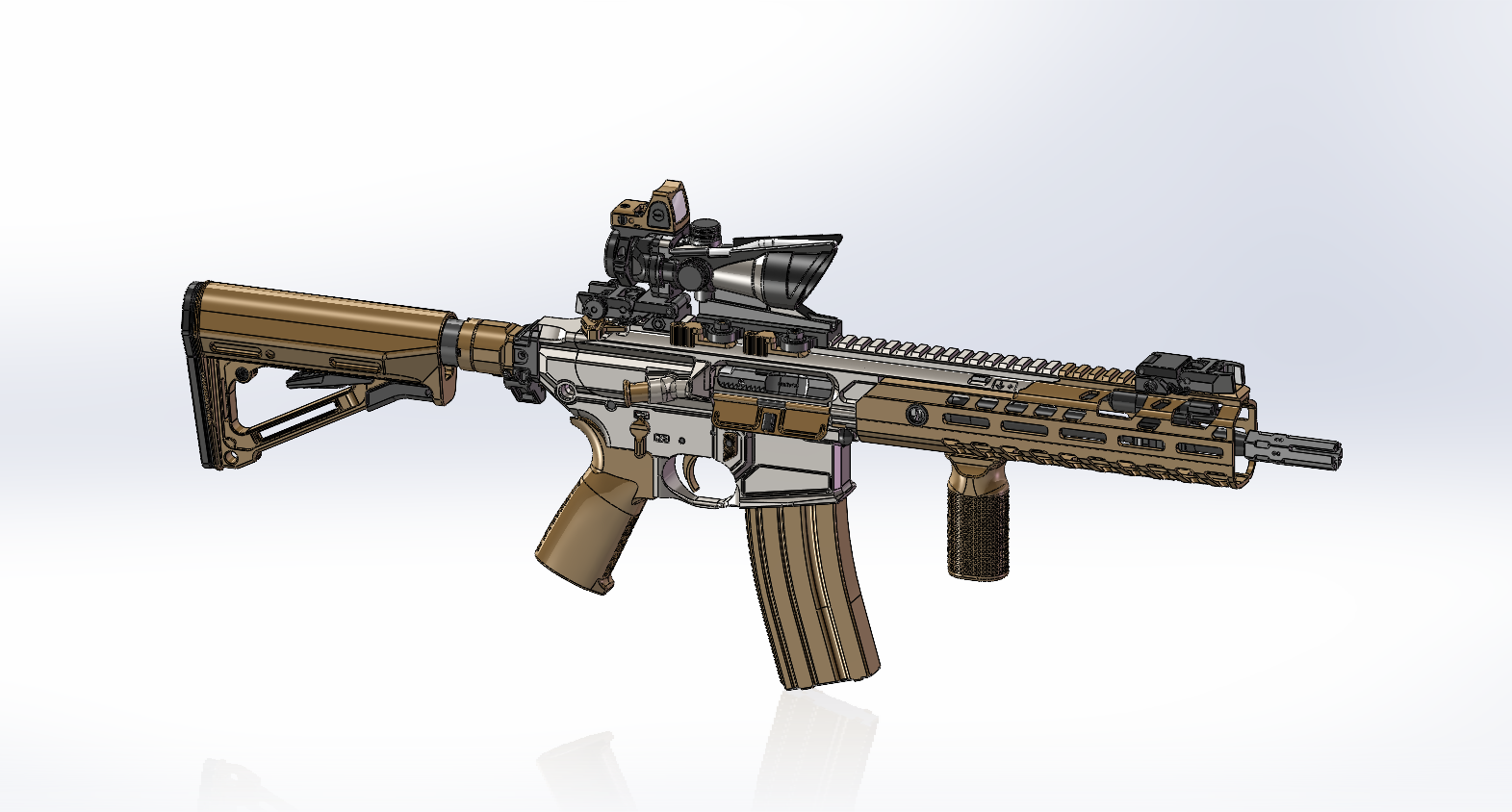 SIG MCX VIRTUS建模模型